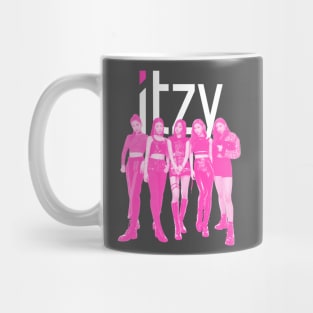 ITZY Pink N' White Mug